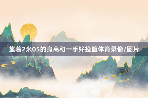 靠着2米05的身高和一手好投篮体育录像/图片