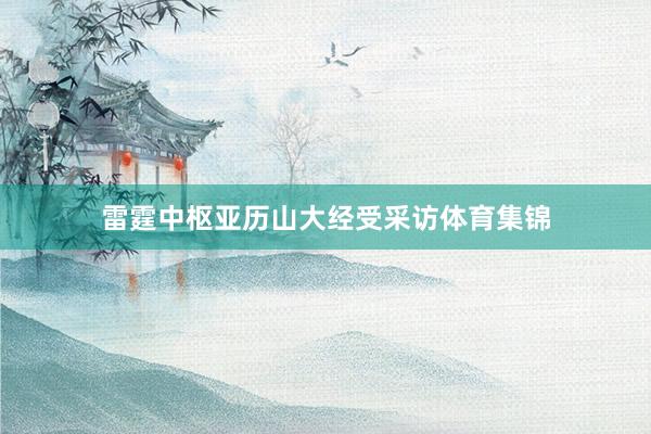 雷霆中枢亚历山大经受采访体育集锦