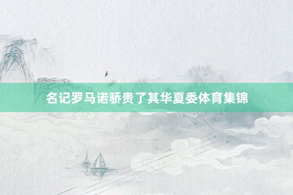 名记罗马诺骄贵了其华夏委体育集锦