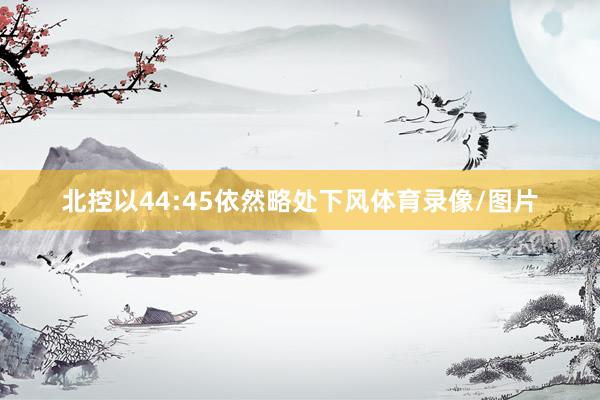 北控以44:45依然略处下风体育录像/图片